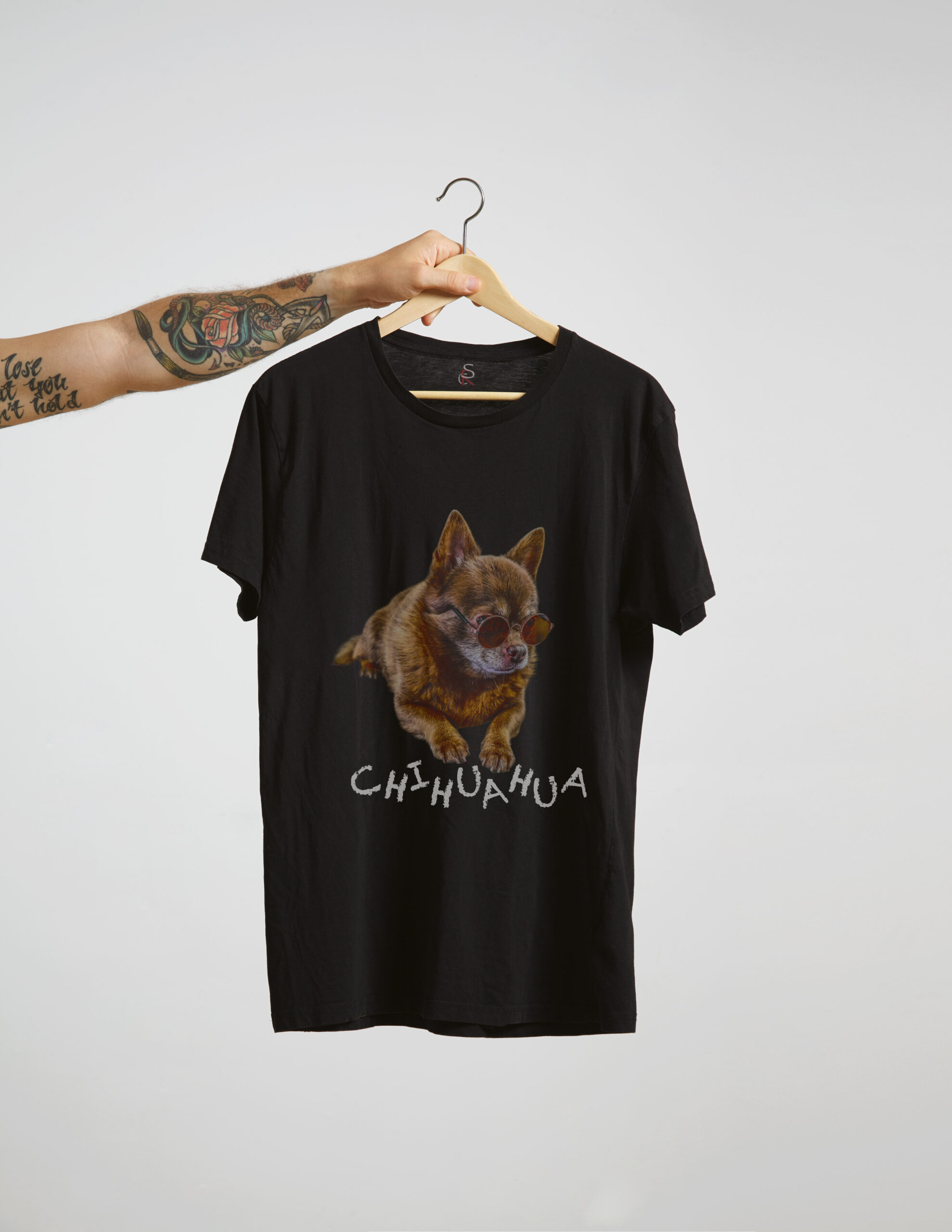 Veľkosť L - Dámske tričko - krátky rukáv - Chihuahua