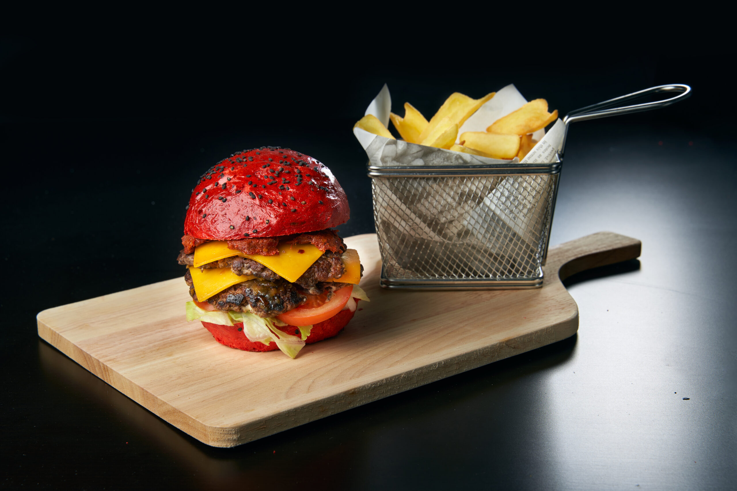 burger rot foto